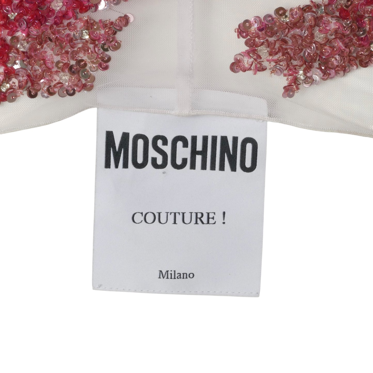 MOSCHINO COUTURE! - 2019 Sequin & Net Evening Gown, Size 6