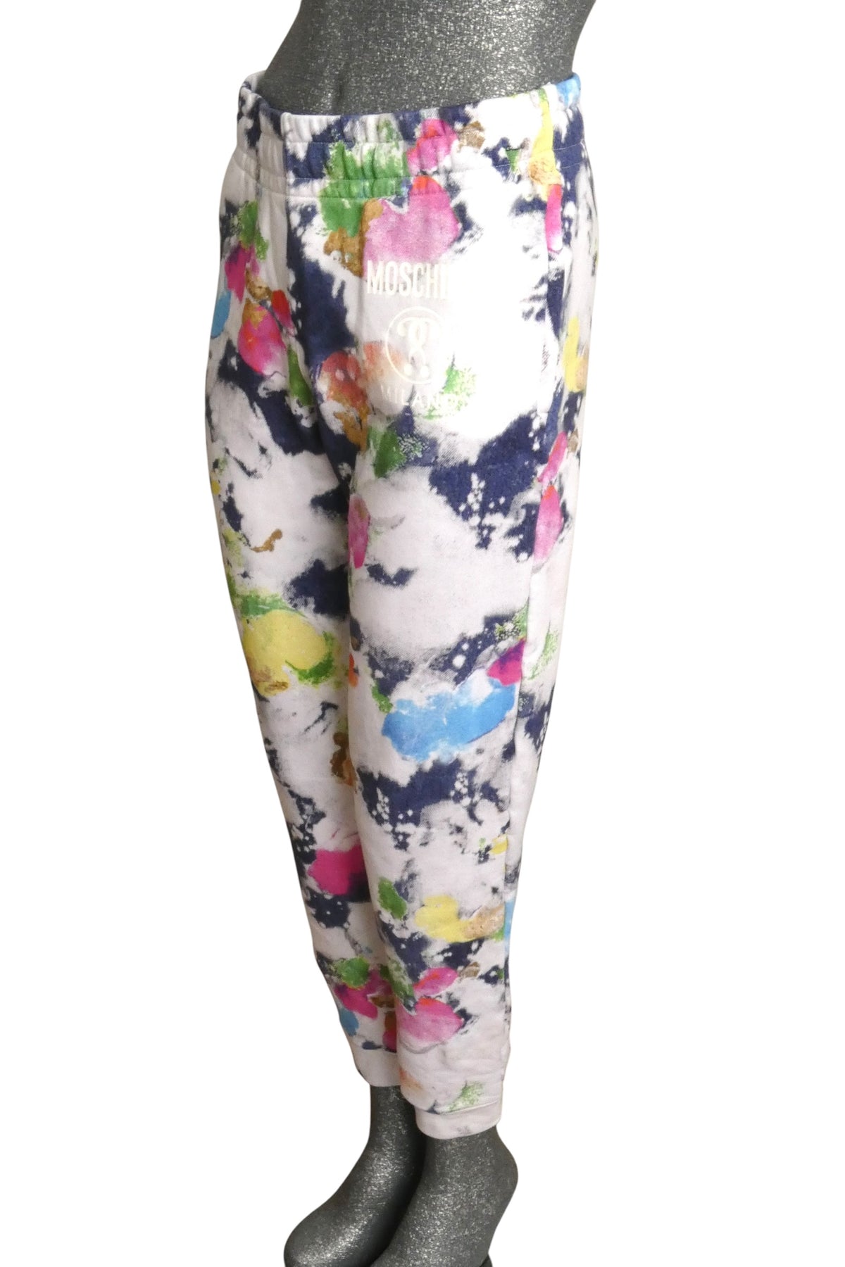 MOSCHINO COUTURE! - 2020 Cotton Print Sweatpants, Size-6