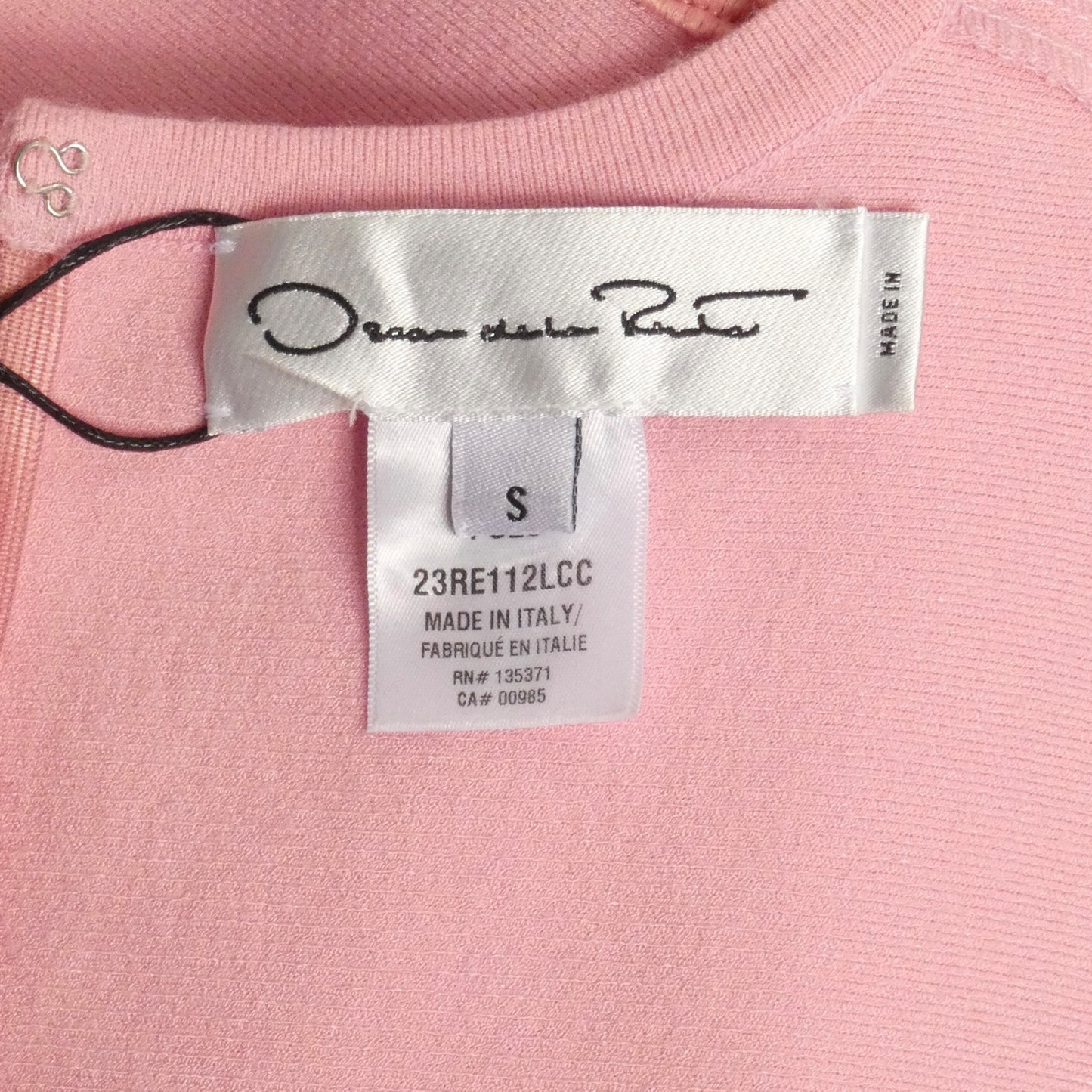 OSCAR DE LA RENTA-2023 Knit Appliqué Dress, Size-Small