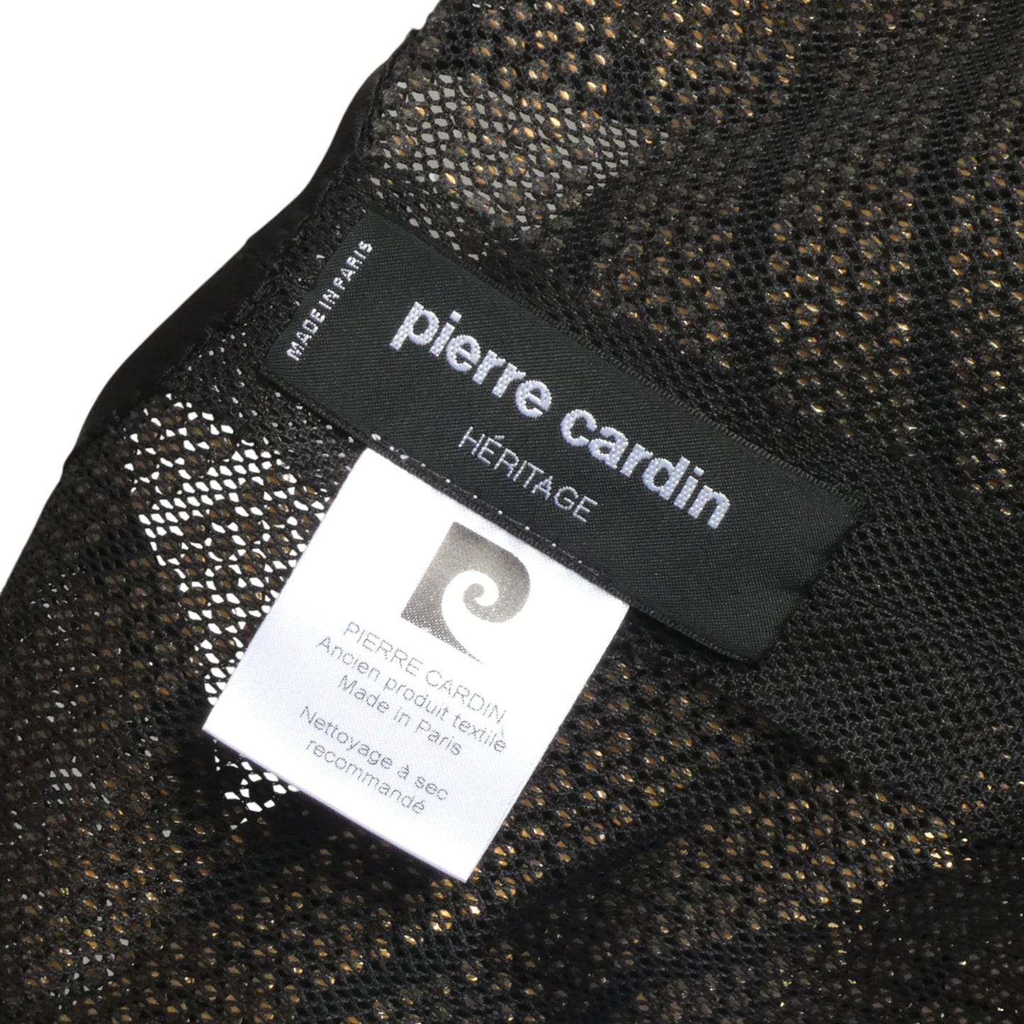 PIERRE CARDIN- 2002 Metallic Gold Stud Top, Size 4