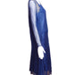 1920s Blue Lace Dress, Size-8