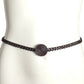 YVES SAINT LAURENT - 1980s Brass Spiral Chain Belt