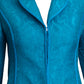 BOB MACKIE-2004 Turquoise Silk Brocade Suit, Size-4P