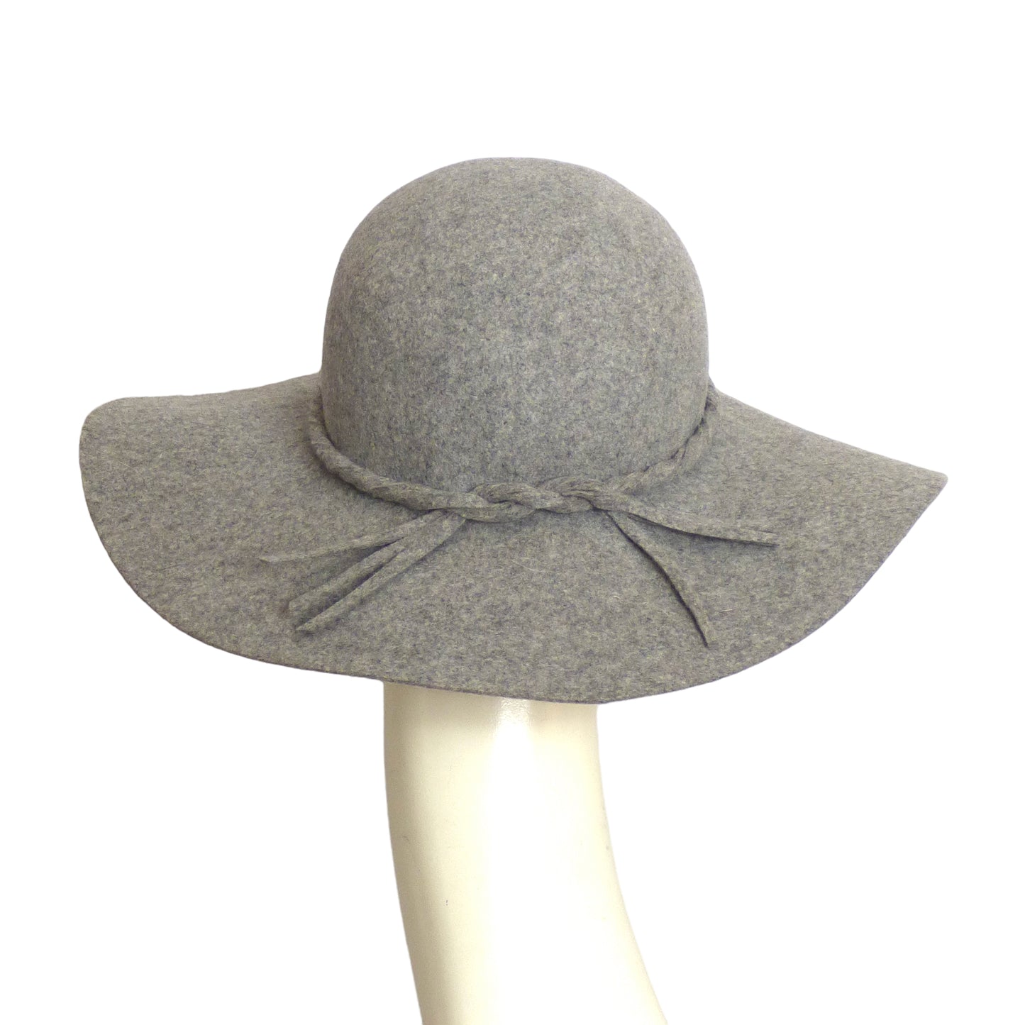 1980s Gray Wool Felt Hat