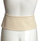 LIANCARLO- 1980s Ivory Crepe Quilted Belt