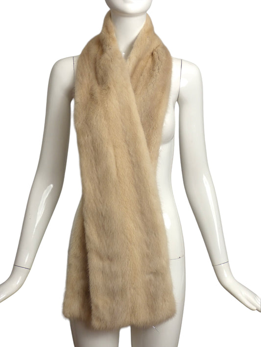 1960s Blonde Mink Stole