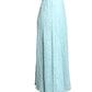 1980s Aqua Gored Skirt, Size 6