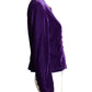 CHANEL- 1993 Purple Velvet Blazer, Size 8