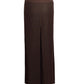 CHANEL- 1999 Brown Wool Maxi Skirt, Size 8