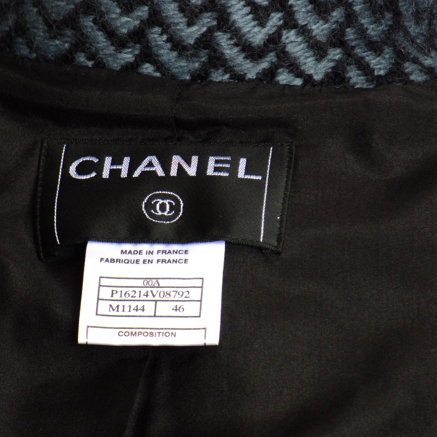CHANEL- Fall 2000 Wool & Sequin Skirt Suit, Size 8