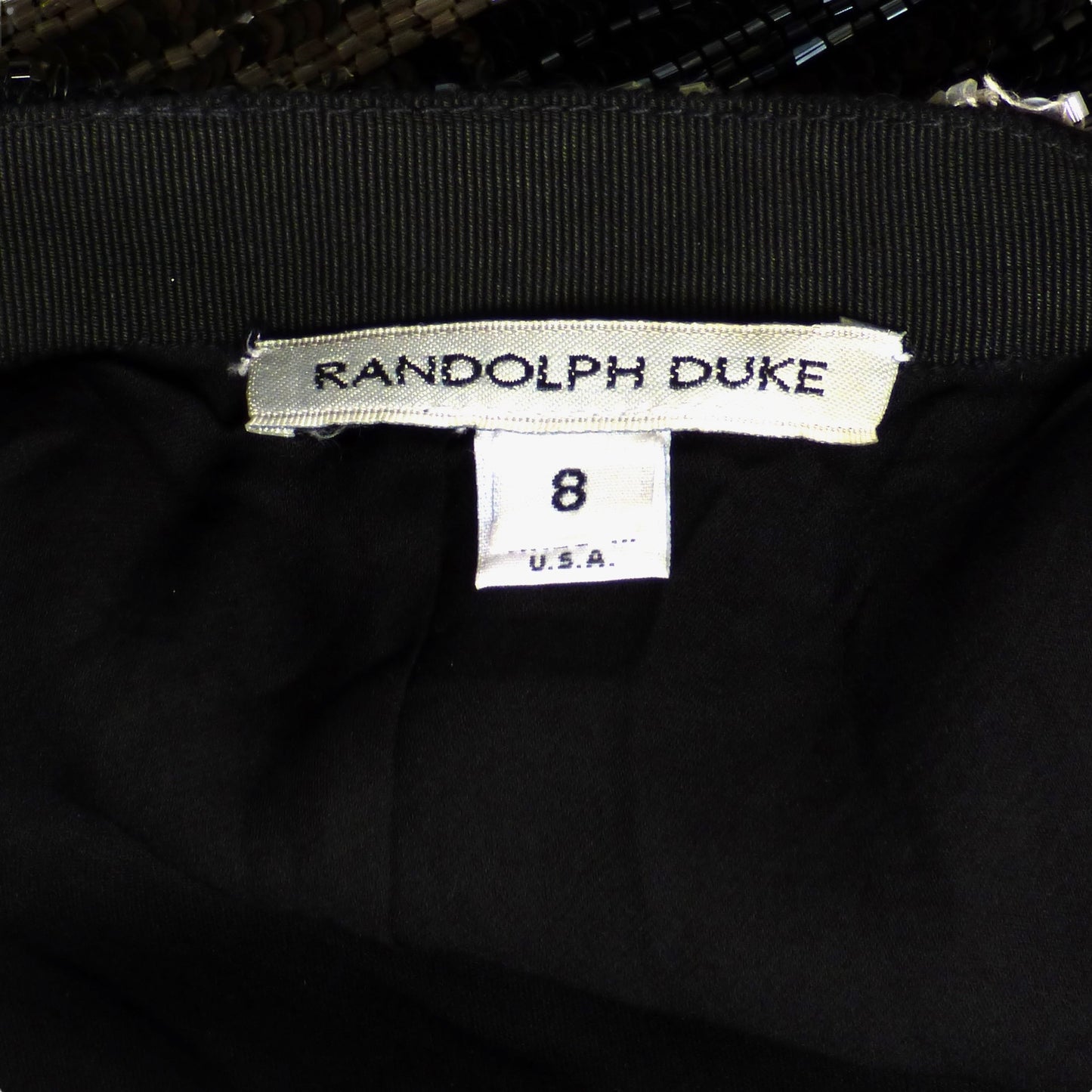 RANDOLPH DUKE- Bead & Sequin Evening Skirt, Size 8