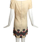 1970s Cotton Applique & Bell Dress, Size 8