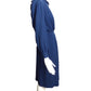 YVES SAINT LAURENT- 1970s Blue Wool Flannel Dress, Size 4