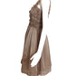 CHANEL- 2009 Grey Chiffon Ruffle Dress, Size 6