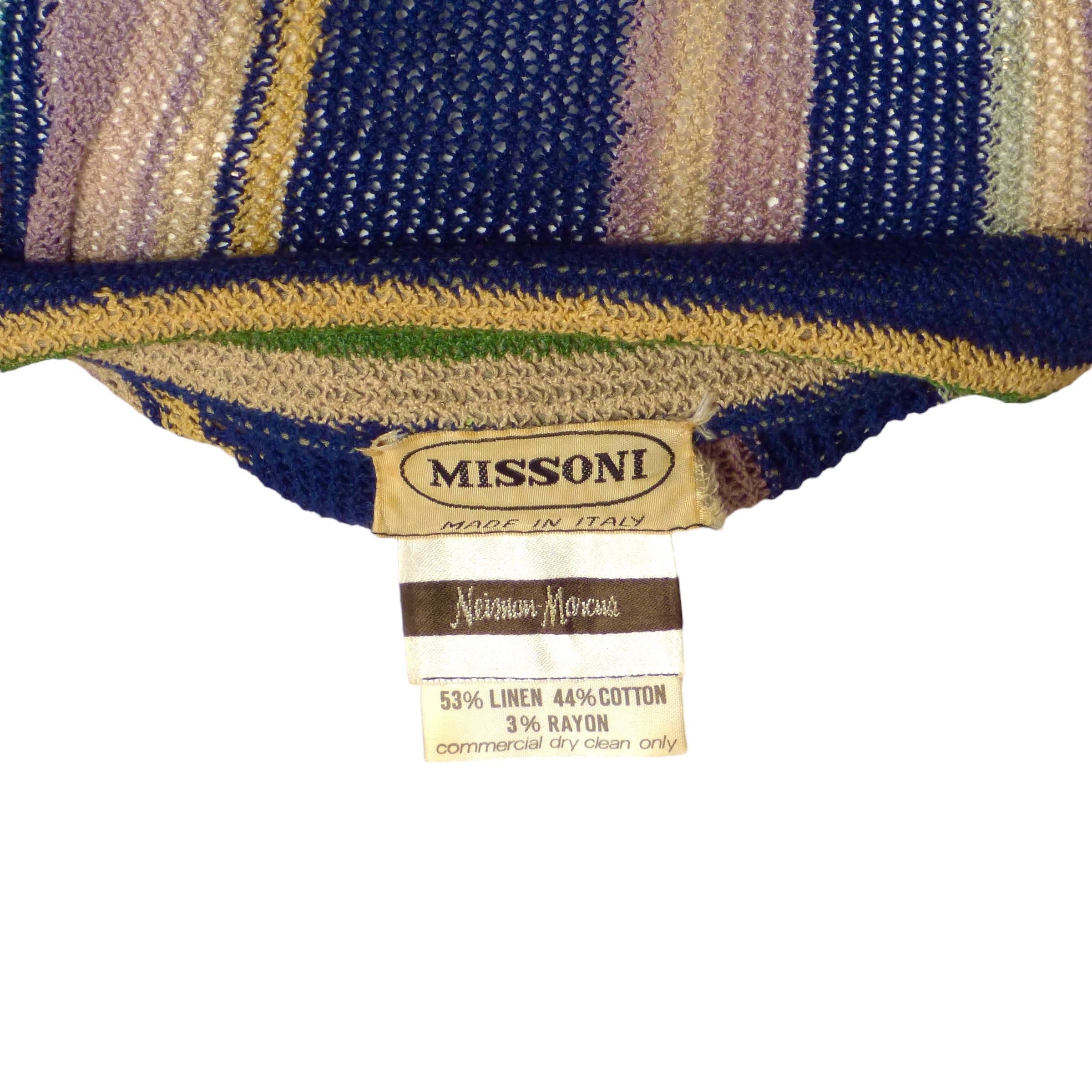 MISSONI- 1970s Striped Sweater Knit Dress, Size 8 – MARTINI