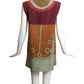 PRADA- AS IS Suede Print Tunic Dress, Size 6