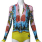 VERSACE- NWT Seashell Print Bodysuit, Size 4