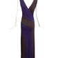 MOSCHINO CHEAP & CHIC- NWT Purple & Brown Jersey Knit Gown, Size 8