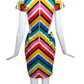 JC de CASTELBAJAC- NWT Cotton Stripe Dress, Size 6