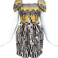 JC de CASTELBAJAC- NWT 2013 Cotton Brocade Dress, Size 6