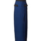 TEMPERLEY- NWT 2015 Blue Brocade Evening Skirt, Size 4