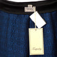 TEMPERLEY- NWT 2015 Blue Brocade Evening Skirt, Size 4