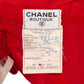 CHANEL-1987 Red Taffeta Evening Gown, Size-8