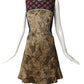 ETRO- Metallic Brocade Fabric Block Dress, Size 4