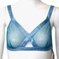 TOM FORD- NWT 2023 Blue Lamé Bra, Size 6