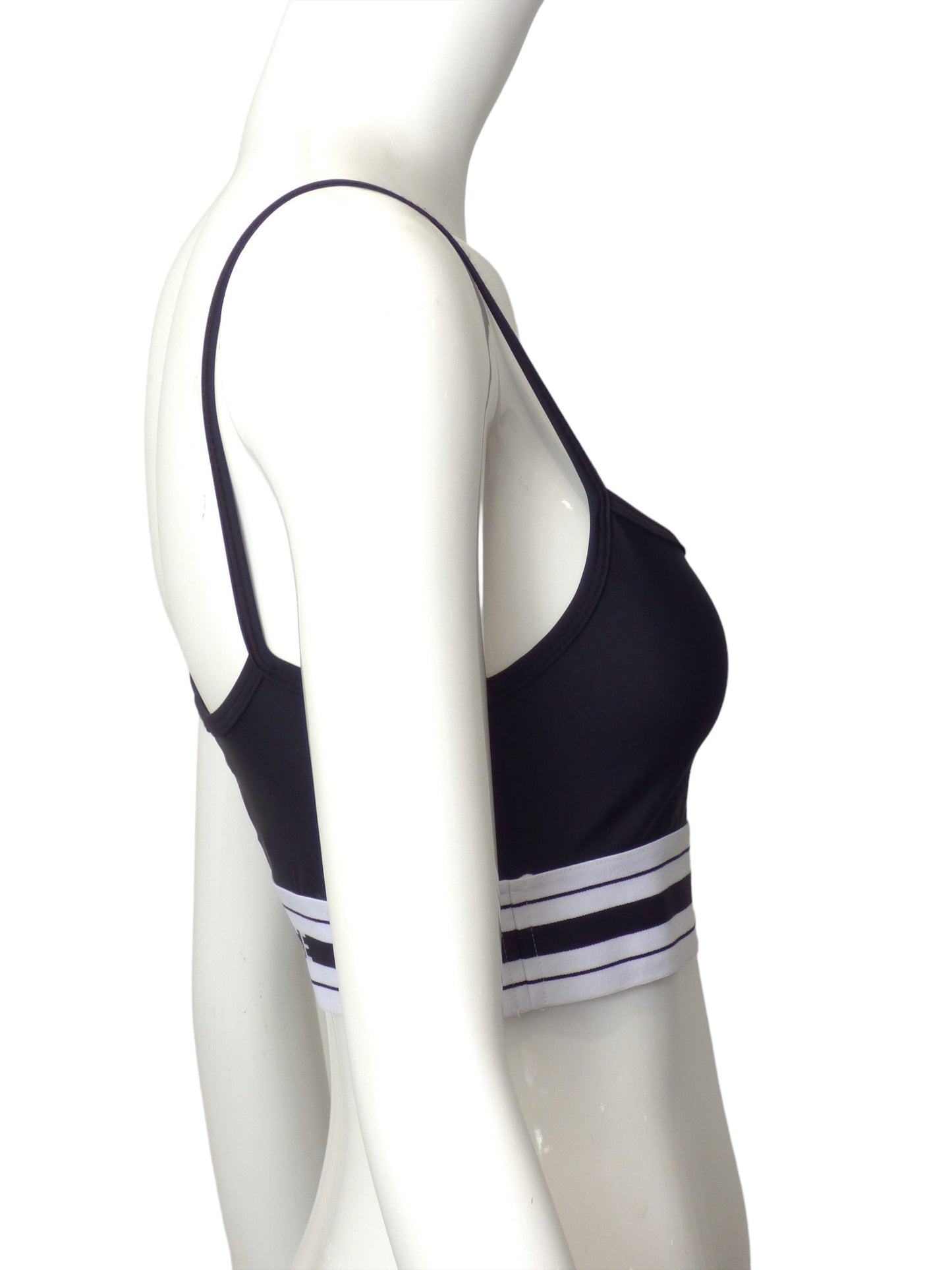 MONSE- NWT Black Logo Sports Bra, Size 6