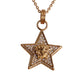 VERSACE- NWT Gold Rhinestone Star Pendant Necklace