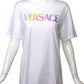 VERSACE- NWT Logo Print T-Shirt, Size 8