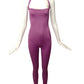 OMO NORMA KAMALI- 1970s Lilac Knit Unitard, Size 4