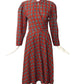 OMO NORMA KAMALI- 1980s Flannel Wrap Dress, Size 4