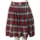 NORMA KAMALI-1980s Flannel Plaid Skirt, Size 2