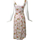 BETSEY JOHNSON- 1980s Cotton Floral Print Dress, Size 6