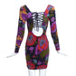 BETSEY JOHNSON-1980s Floral Knit Dress, Size-Small