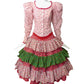 BETSEY JOHNSON PUNK- 1980s 2pc Christmas Dress, Size 4