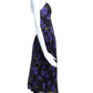 BETSEY JOHNSON-1980s Floral Knit Dress & Glove Ensemble, Size-Small