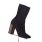 LOUIS VUITTON- Monogram Knit Booties, Size 36 1/2