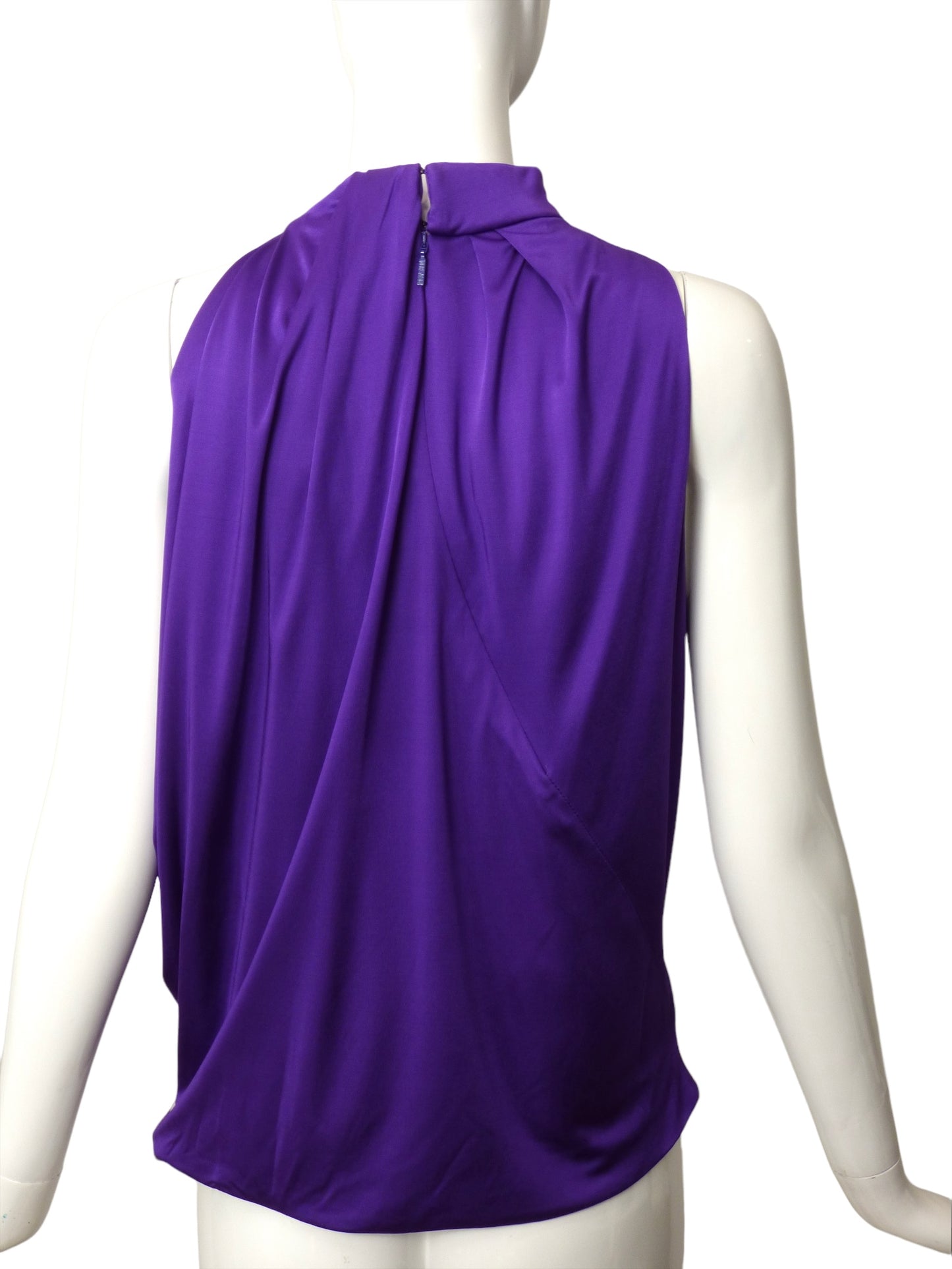 VERSACE- NWT 2023 Purple Jersey Knit Top, Size 10