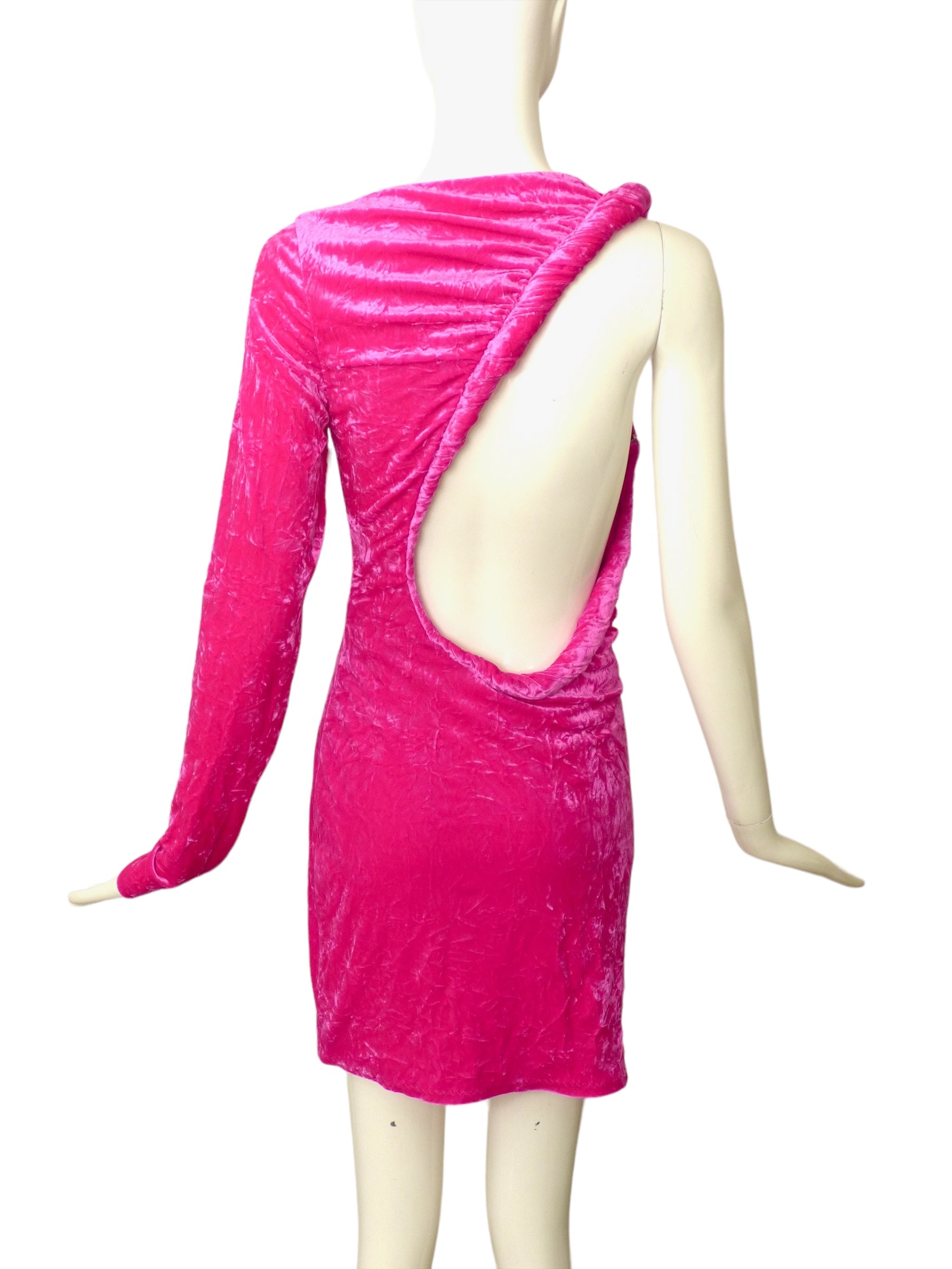 2023 NWT Fuchsia Crushed Velvet Dress, Multiple Sizes Available MARTINI CONSIGNMENT 2023 NWT Fuchsia Crushed Velvet Dress, Multiple Sizes Available MARTINI CONSIGNMENT