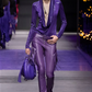 VERSACE- NWT 2023 Purple Hoodie Mini Dress Size 2