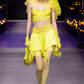 VERSACE- 2023 Yellow Lace Top Stockings, Size Small