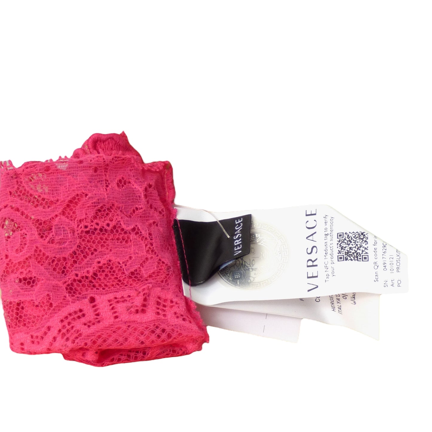 VERSACE- 2023 Pink Lace Mitts