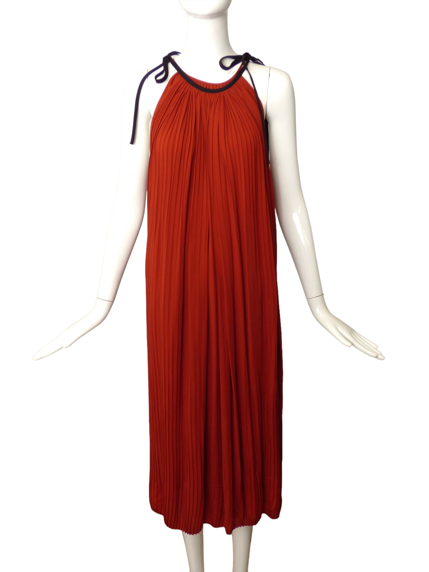 GUCCI-2014 Silk Pleat Dress, Size 4