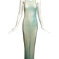 SELF PORTRAIT- Ombre Crystal Bodycon Gown, Size 0