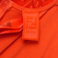 FENDI X SKIMS- NWT 2021 Orange Logo Print Bodysuit, Size 2