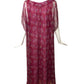 ANNA WEATHERLEY- 1970s Floral Print Chiffon Dress, Size 8