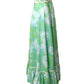 LILLY PULITZER- 1970s Floral Print Maxi Skirt, Size 10